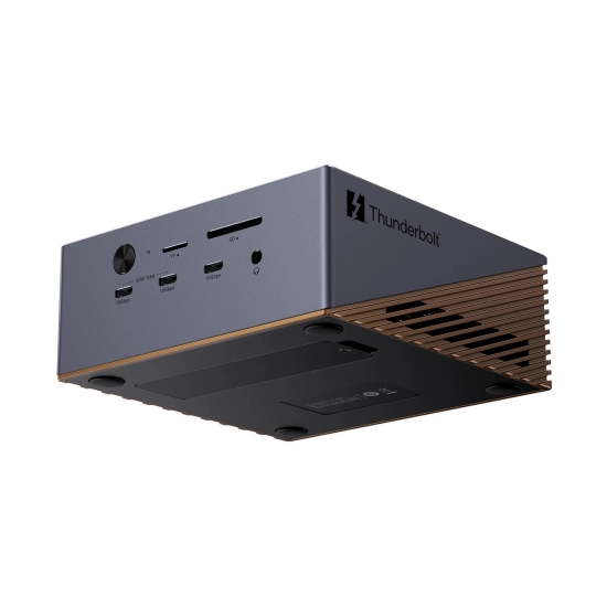 Docking station UGREEN Maxidok 17u1 U716, 2x Thunderbolt 5, 3x USB C, 3x USB A, DisplayPort, RJ45, čitač kartica TF/SD, 3x 3.5mm, sivi