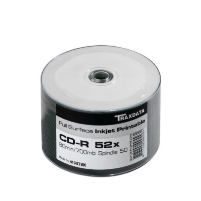 Medij CD-R TRAXDATA 80min 52x, spindle 50 komada