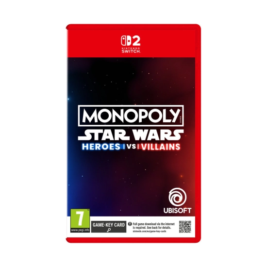 Igra za Nintendo Switch 2, Monopoly Star Wars - Heroes Vs Villains (Game Key Card)