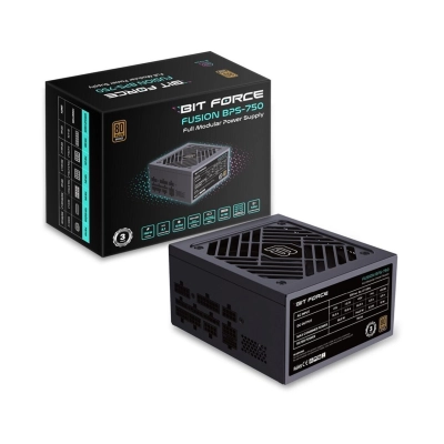 Napajanje 750W, BIT FORCE FUSION BPS-750, modularno, 80+ Bronze, 120mm ventilator Napajanje 750W, BIT FORCE FUSION BPS-750, modularno, 80+ Bronze, 120mm ventilator