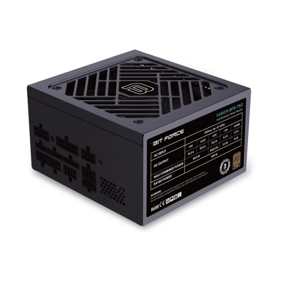 Napajanje 750W, BIT FORCE SUPREME GPS-750, modularno, 80+ Gold, 120mm ventilator Napajanje 750W, BIT FORCE SUPREME GPS-750, modularno, 80+ Gold, 120mm ventilator