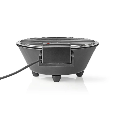 OŠTEĆENA AMBALAŽA - Roštilj NEDIS BBQE112BK, okrugli, 30cm, 1250W, crni
