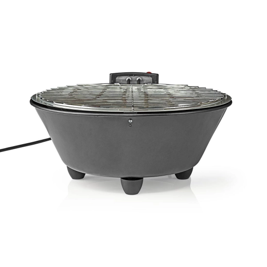 OŠTEĆENA AMBALAŽA - Roštilj NEDIS BBQE112BK, okrugli, 30cm, 1250W, crni