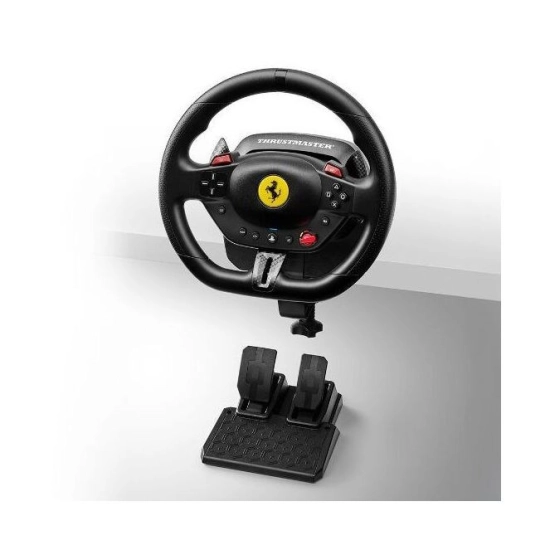 Volan i pedale THRUSTMASTER T98-P FERRARI 296 GTB Racing Wheel za PS5/PS4/PC Volan i pedale THRUSTMASTER T98-P FERRARI 296 GTB Racing Wheel za PS5/PS4/PC