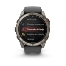 Pametni sportski sat GARMIN fenix 8 PRO, 010-03199-11, 51mm, Sapphire, titanijski s grafitnim/crnim silikonskim remenom