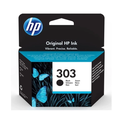 Tinta HP 303, crna, za Envy Photo 6234/7130/7834/6230/7100 Series/7800 Series/7134/6200 Series/6232/7830/6230 wifi/6220   - Tinte