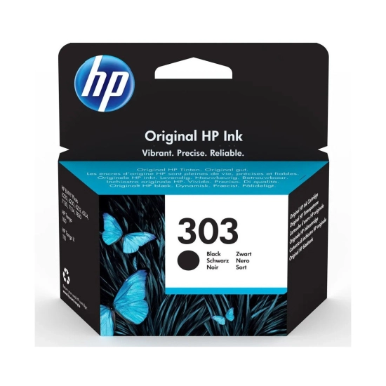 Tinta HP 303, crna, za Envy Photo 6234/7130/7834/6230/7100 Series/7800 Series/7134/6200 Series/6232/7830/6230 wifi/6220