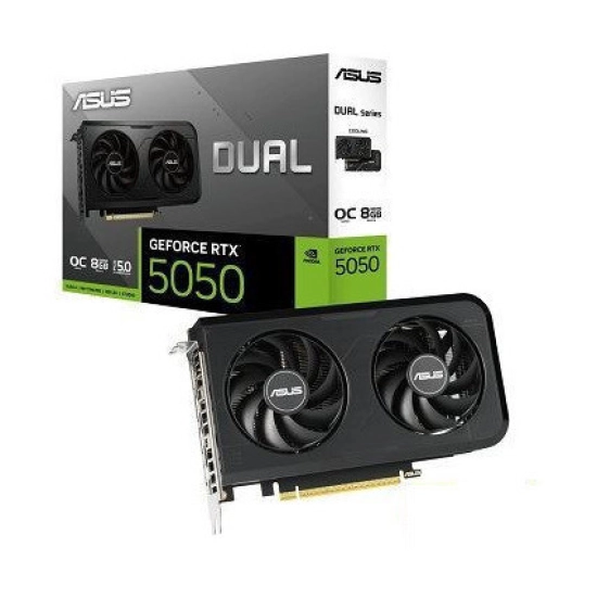 Grafička kartica ASUS GeForce RTX 5050 Dual, 8GB DDR6, 3x DisplayPort, HDMI Grafička kartica ASUS GeForce RTX 5050 Dual, 8GB DDR6, 3x DisplayPort, HDMI