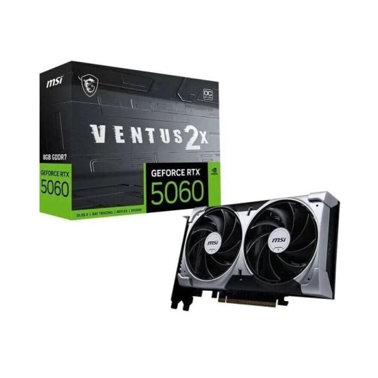 Grafička kartica ASUS GeForce RTX 5060 VENTUS 2X OC, 8GB DDR6, 3x DisplayPort, HDMI Grafička kartica ASUS GeForce RTX 5060 VENTUS 2X OC, 8GB DDR6, 3x DisplayPort, HDMI