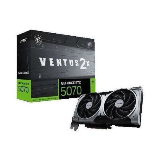 Grafička kartica ASUS GeForce RTX 5070 VENTUS 2X OC, 12GB DDR7, 3x DisplayPort, HDMI Grafička kartica ASUS GeForce RTX 5070 VENTUS 2X OC, 12GB DDR7, 3x DisplayPort, HDMI