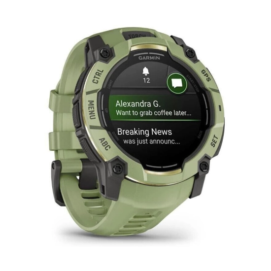 Pametni sportski sat GARMIN Instinct 3, 010-03020-02, 50mm, zeleni Pametni sportski sat GARMIN Instinct 3, 010-03020-02, 50mm, zeleni