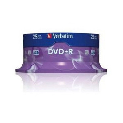 Medij DVD+R VERBATIM 43500, 16x, 120 min, spindle 25 komada - Mediji Medij DVD+R VERBATIM 43500, 16x, 120 min, spindle 25 komada - Mediji