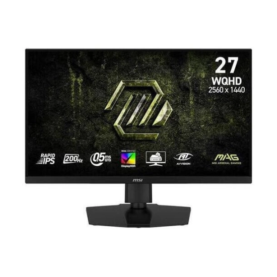 Monitor 27incha MSI MAG 274QPF E20, 9S6-3CF69T-001, WQHD, IPS 200Hz, 300cd/m2, 1000:1, USB C, crni Monitor 27incha MSI MAG 274QPF E20, 9S6-3CF69T-001, WQHD, IPS 200Hz, 300cd/m2, 1000:1, USB C, crni