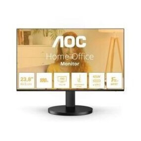 Monitor 23.8incha AOC, 24B3CF2, FHD, IPS 100Hz 4ms, 250cd/m2, 1300:1, crni Monitor 23.8incha AOC, 24B3CF2, FHD, IPS 100Hz 4ms, 250cd/m2, 1300:1, crni