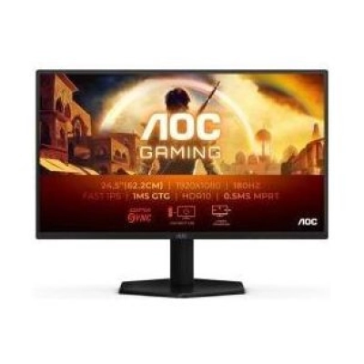 Monitor 24.5incha AOC, 25G42E, FHD, IPS 180Hz 1ms, 300cd/m2, 1000:1, crni   - AOC