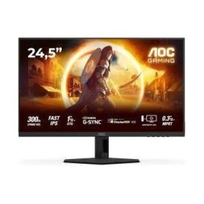 Monitor 24.5incha AOC 25G4SRE, FHD, IPS 310Hz 1ms, 400cd/m2, 1000:1, crni   - AOC