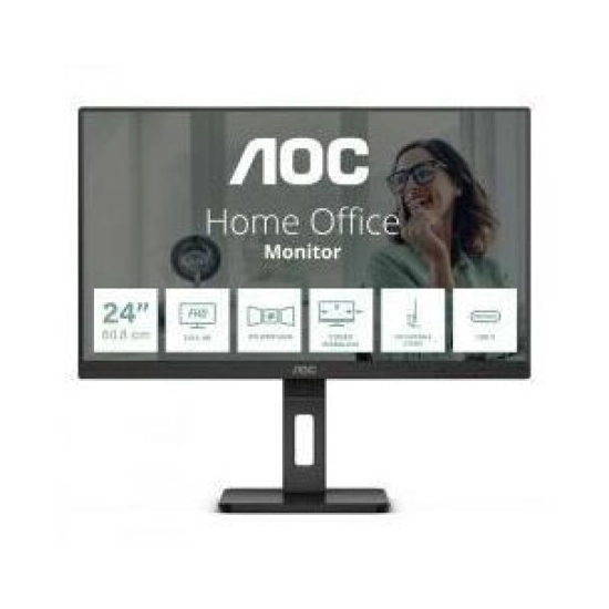 Monitor 23.8incha AOC 24P3CV, FHD, IPS 100Hz 4ms, 300cd/m2, 1000:1, RJ45, crni Monitor 23.8incha AOC 24P3CV, FHD, IPS 100Hz 4ms, 300cd/m2, 1000:1, RJ45, crni