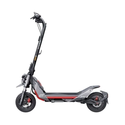Električni romobil SEGWAY eKickScooter ZT3 Pro E, autonomija do 70km, brzina do 25km/h, kotači 11incha, sivo crveni