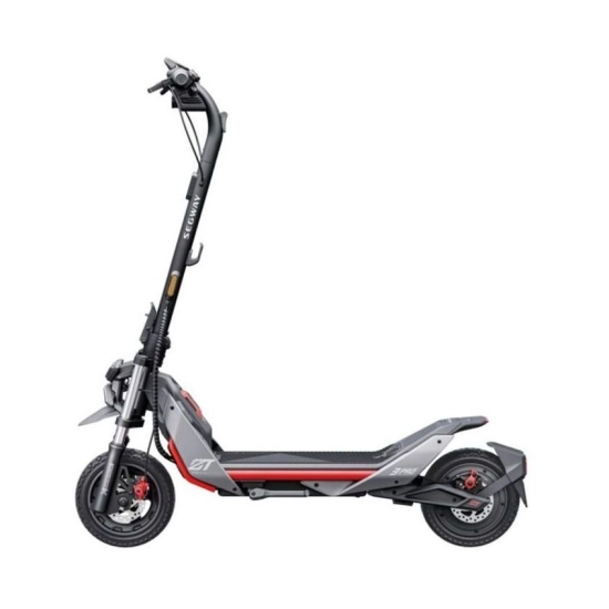 Električni romobil SEGWAY eKickScooter ZT3 Pro E, autonomija do 70km, brzina do 25km/h, kotači 11incha, sivo crveni
