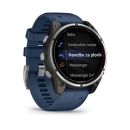 Pametni sportski sat GARMIN quatix 8 Pro nautički, 010-03198-51, 47mm, plavi