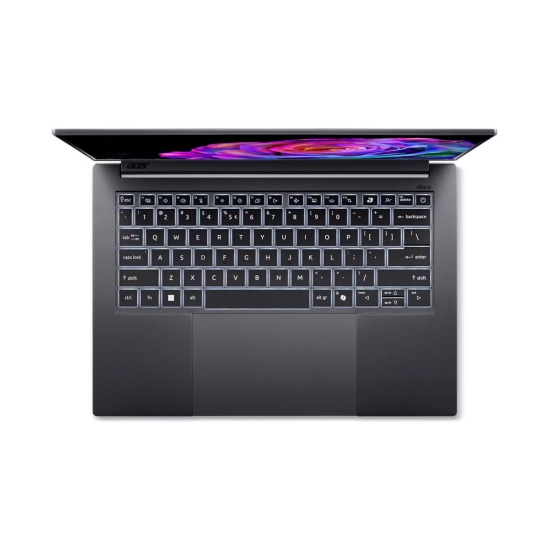Laptop ACER Swift X 14 AI SFX14-61G-R0MH, NX.JA9EX.004, Ryzen AI 9 365, 32GB, 2TB SSD, GeForce RTX 5070, 14.5incha 2.8K OLED Touch 120Hz, Windows 11H, sivi