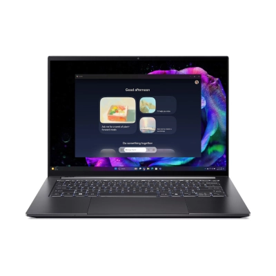 Laptop ACER Swift X 14 AI SFX14-61G-R0MH, NX.JA9EX.004, Ryzen AI 9 365, 32GB, 2TB SSD, GeForce RTX 5070, 14.5incha 2.8K OLED Touch 120Hz, Windows 11H, sivi   - Laptopi