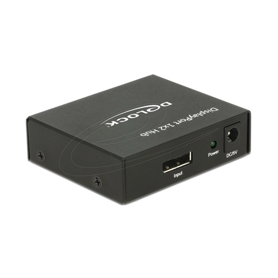 Razdjelnik video DELOCK, DisplayPort 1.2 (Ž) na 2x DisplayPort 1.2 (Ž), crni Razdjelnik video DELOCK, DisplayPort 1.2 (Ž) na 2x DisplayPort 1.2 (Ž), crni