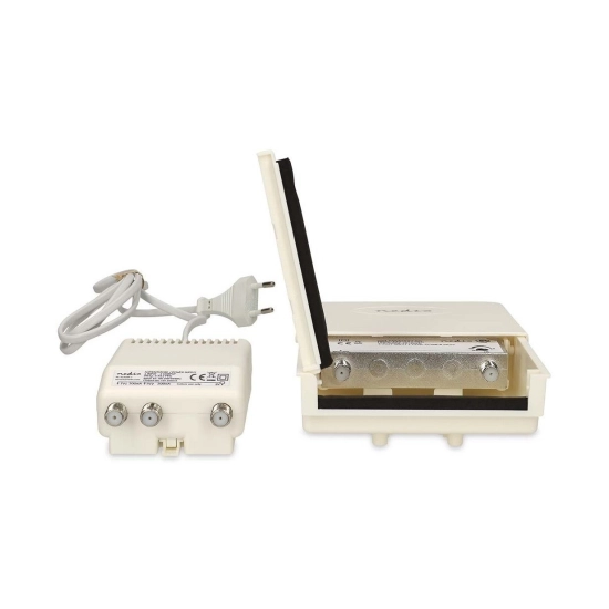 Antensko pojačalo NEDIS MAMP26700WT, 2-portni, raspon frekvncija 470-694MHz Antensko pojačalo NEDIS MAMP26700WT, 2-portni, raspon frekvncija 470-694MHz