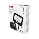 Reflektor LED EMOS GLARO PIR ZS2324B, 20W, 4000K, 2000lm, IP54, crni
