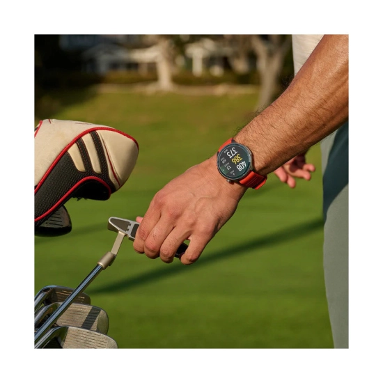 Pametni sportski sat AMAZFIT BALANCE 2 NFC, W2429GL1N, crni kožni remen, crveni silikonski remen Pametni sportski sat AMAZFIT BALANCE 2 NFC, W2429GL1N, crni kožni remen, crveni silikonski remen