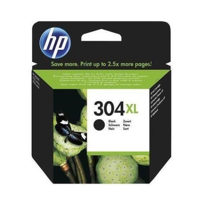 Tinta HP 304XL, N9K08AE, crna, za DeskJet 2620/2622/2630/2632/2633/2634/3720/3730/3732/3733/3735/3750/3760/3762/3764/ENVY 5010/5020/5030/5032/AMP 130