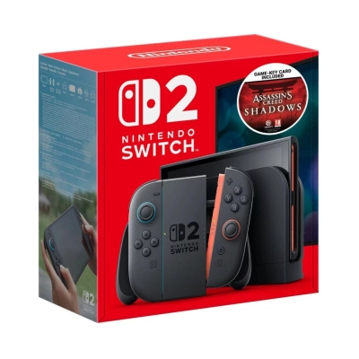 Igraća konzola NINTENDO Switch 2, Light Blue/ Light Red Joy-Con + Assassins Creed