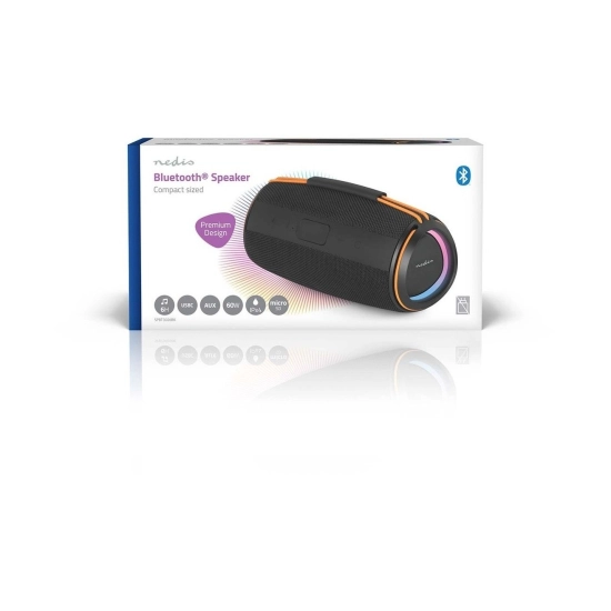 Prijenosni bluetooth zvučnik NEDIS SPBT3026BK, 60W, Bluetooth 5.4, IPX4, crni Prijenosni bluetooth zvučnik NEDIS SPBT3026BK, 60W, Bluetooth 5.4, IPX4, crni