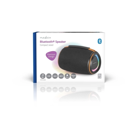 Prijenosni bluetooth zvučnik NEDIS SPBT2026BK, 40W, Bluetooth 5.4, IPX4, crni Prijenosni bluetooth zvučnik NEDIS SPBT2026BK, 40W, Bluetooth 5.4, IPX4, crni