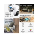 Nadzorna IP kamera TP-LINK Tapo C615G KIT, Tapo A201 Solar panel, vanjska, senzor pokreta, noćni vid, 3MP, 2K, bežična, IPX6, bijela