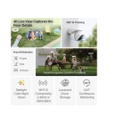 Nadzorna IP kamera TP-LINK Tapo C560WS, vanjska, senzor pokreta, noćni vid, 8MP, 4K UHD, bežična, IPX6, bijela