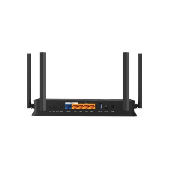Router TP-LINK Archer BE3600, WiFi 7, 2-portni, RJ45, crni