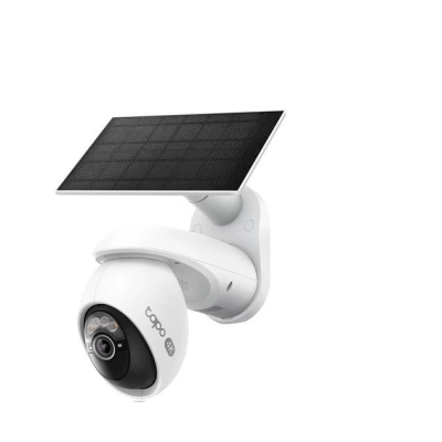 Nadzorna IP kamera TP-LINK Tapo C660 KIT, Tapo A201 Solar panel, vanjska, senzor pokreta, noćni vid, 8MP, 4K UHD, bežična, IPX6, bijela