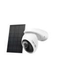 Nadzorna IP kamera TP-LINK Tapo C660 KIT, Tapo A201 Solar panel, vanjska, senzor pokreta, noćni vid, 8MP, 4K UHD, bežična, IPX6, bijela
