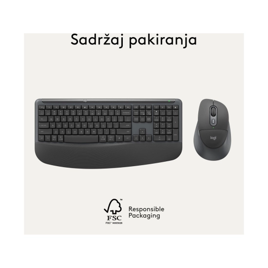Tipkovnica + Miš LOGITECH MK880, bežični, Bluetooth, USB C, HR Layout, RGB, crno Tipkovnica + Miš LOGITECH MK880, bežični, Bluetooth, USB C, HR Layout, RGB, crno