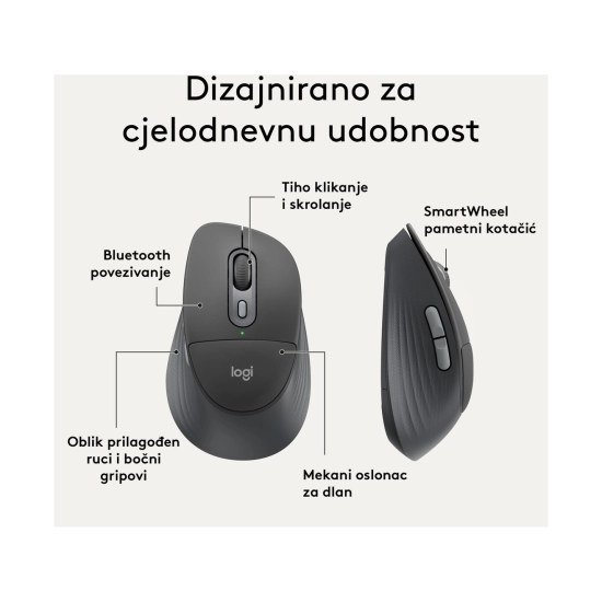 Tipkovnica + Miš LOGITECH MK880, bežični, Bluetooth, USB C, HR Layout, RGB, crno Tipkovnica + Miš LOGITECH MK880, bežični, Bluetooth, USB C, HR Layout, RGB, crno