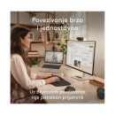 Tipkovnica + Miš LOGITECH MK880, bežični, Bluetooth, USB C, HR Layout, RGB, crno