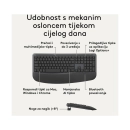 Tipkovnica + Miš LOGITECH MK880, bežični, Bluetooth, USB C, HR Layout, RGB, crno