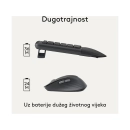 Tipkovnica + Miš LOGITECH MK880, bežični, Bluetooth, USB C, HR Layout, RGB, crno