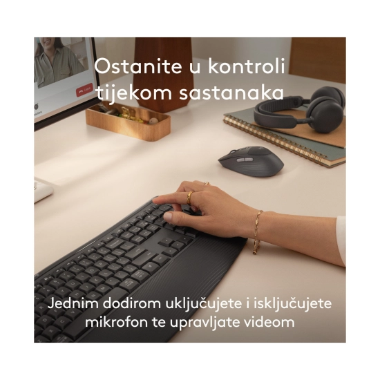 Tipkovnica + Miš LOGITECH MK880, bežični, Bluetooth, USB C, HR Layout, RGB, crno Tipkovnica + Miš LOGITECH MK880, bežični, Bluetooth, USB C, HR Layout, RGB, crno
