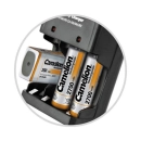 Punjač baterija plug-in, 1-2x AA ili AAA, 2500mAh, BC-0904SM Camelion