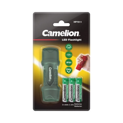 Baterijska svjetiljka CAMELION, LED, HP7011, 150lm, IPX7, 3x AAA   - Baterijske svjetiljke