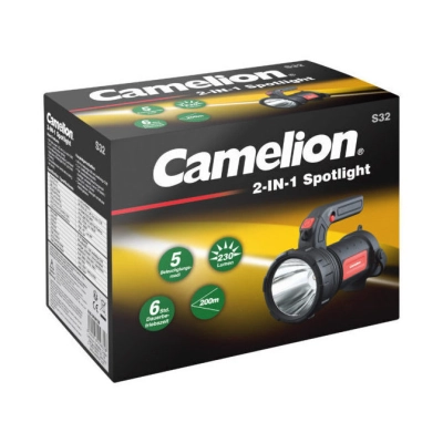 Baterijska svjetiljka CAMELION, S32, 3W, 230lm, 3x AA Baterijska svjetiljka CAMELION, S32, 3W, 230lm, 3x AA