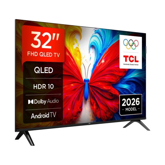 Televizor QLED 32incha TCL 32S5L, Google TV, FHD, DVB-T2/C/S2, HDMI, WiFi, Bluetooth, USB A, Energetska oznaka F