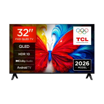 Televizor QLED 32incha TCL 32S5L, Google TV, FHD, DVB-T2/C/S2, HDMI, WiFi, Bluetooth, USB A, Energetska oznaka F